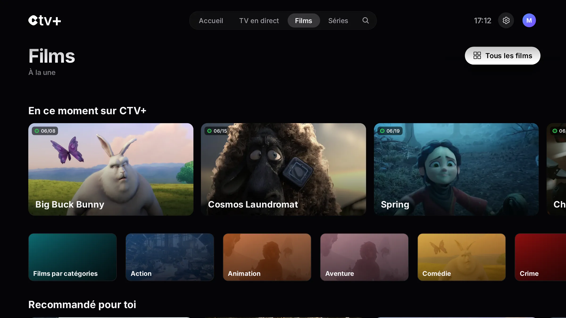 Écran Films de CTV+